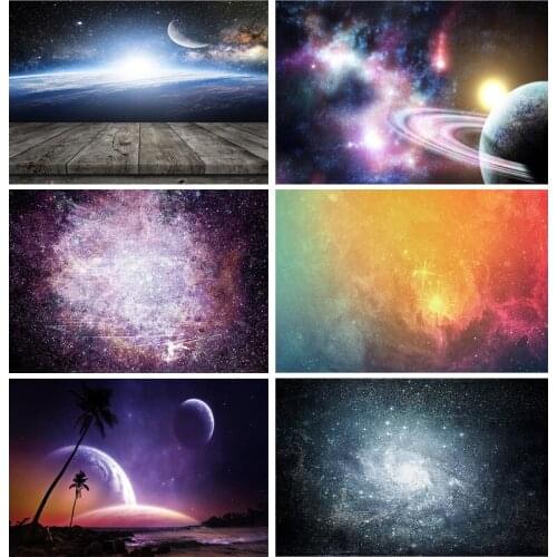 SHENGYONGBAO Vinyl Custom Photography Backdrops Prop Starry sky Photography Background 210125 XKT-05