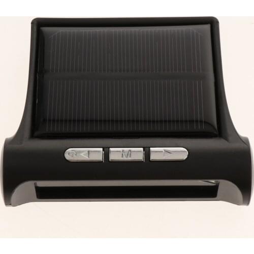 Solar Power Car Auto TPMS Tire Pressure LCD Monitor System Wireless+4 Sensor