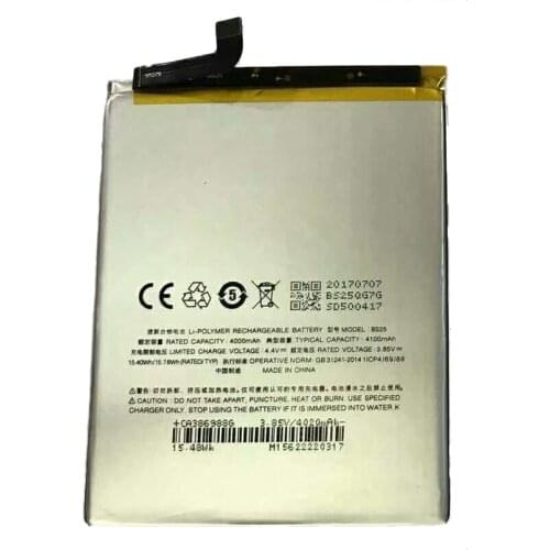 DINTO 1pc 4100mAh BS25 Battery for Meizu M3 Meilan Max S685Q S685M Replacement Li-ion Polymer Mobile Phone Batteries