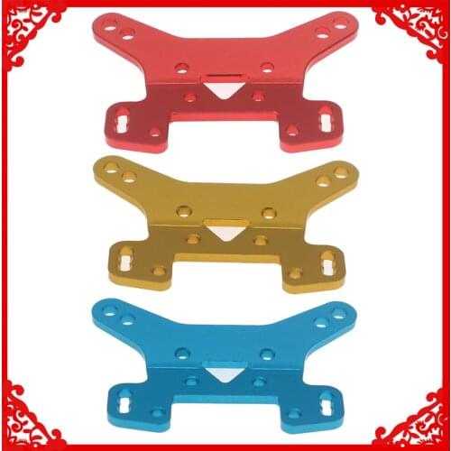 Alloy machined rear shock tower for rc hobby model car 1-14 Wltoys 144001 buggy option hop-ups parts