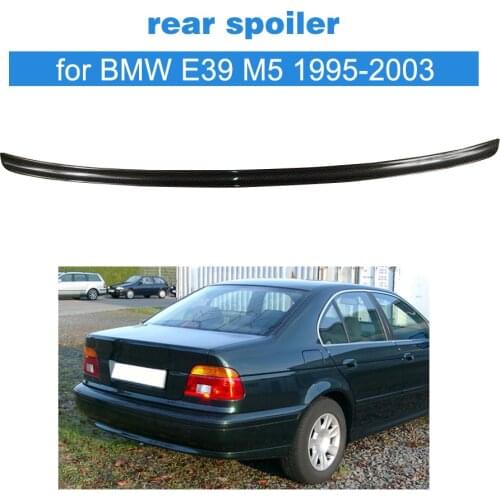 Carbon Fiber Rear Lip Spoiler Wings Auto Car Trunk Spoiler for BMW E39 M5 1995-2003