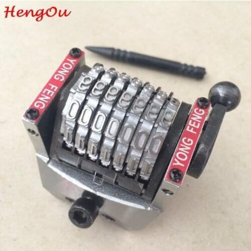 1 piece 18.9'' 7 digits Heidelberg offset printing machine GTO numbering machine Vertical Clockwise Forward jump mode 9012345