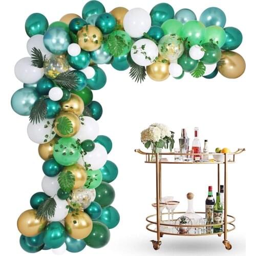 130pcs Jungle Party Balloon Garland Kit Safari Balloons Ivy Garland For Kids Baby Shower Birthday Decoration Party Supplies