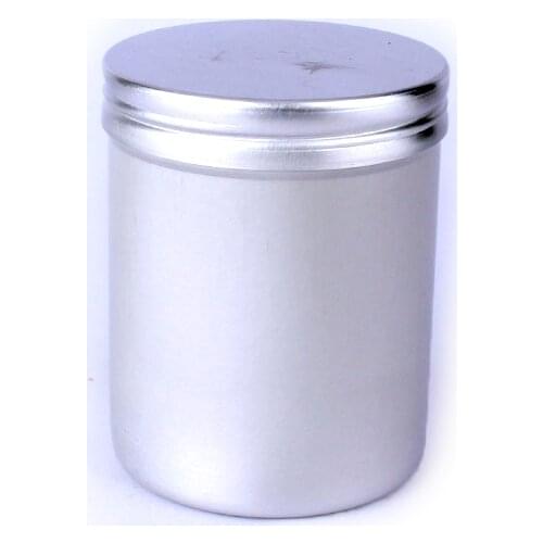 6 Pack 350ml Aluminum Tins Containers Tea Storage Box Round Metal Lip Balm Balm Tin Box Jar Containers with Screw Cap for Lip