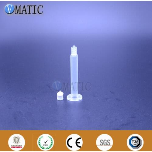 Free Shipping 3cc 3ml US Style Glue Dispenser Dispensing Transparent Pneumatic Syringe With Piston