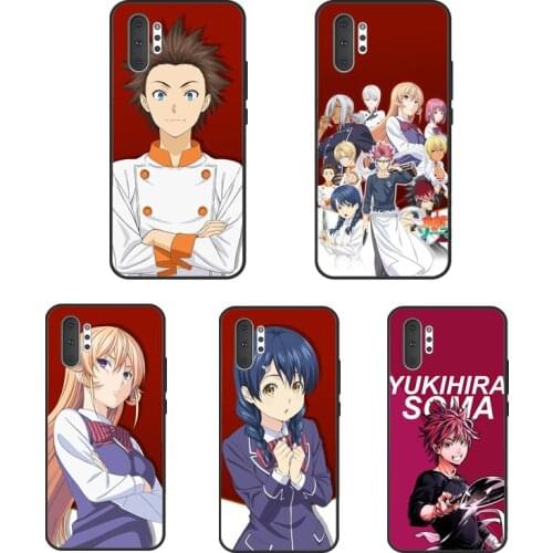 Anime Shokugeki no Soma Phone Case For Samsung Galaxy S10 S9 S8 S20 FE S21 Ultra Note 20 Note9 Note 10 Plus Cover