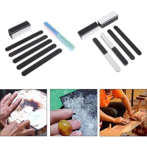DIY Sanding Polishing Sticks Tool Set for Model Making Coarse Medium Fine Finishing Polisher Nail Art Polish Tools