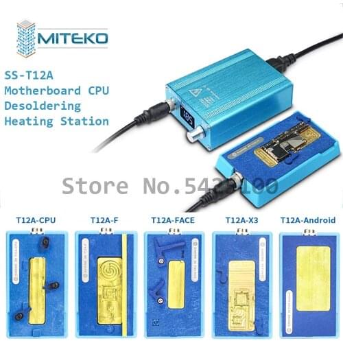 Newest SS-T12A X3 for X XS XSMAX Mainboard Layered Face ID Heating Disassembly Platform CPU Middle level Main board