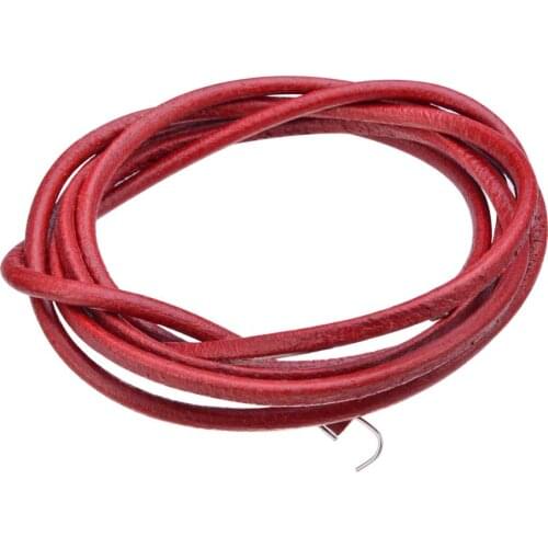 New Leather Belt Round 72" (183cm) Long 3/16" (5mm) In Diameter For Many Singer Domestic Sewing Machine