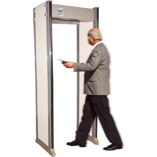 PD6500i 33 Zones Walk Through Metal Detector Door,Walk Through Metal Detector Scanner, Security Entrance Gate