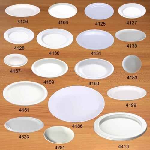Plate Dish Melamine Dinnerware Round Flat Plate Chain Restaurant A5 Melamine Dishes Melamine Tableware Dinner Plate Rice Dish