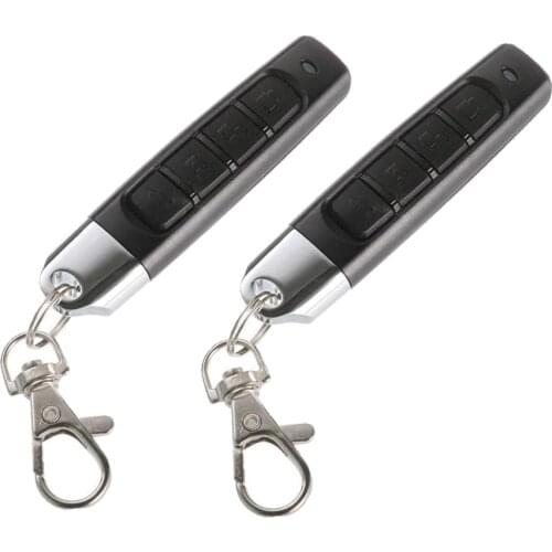 433MHz Car Alarm Garage Door Remote Controller Duplicator Clone Code Scanner Transmitter Security Electronic Gates 4 Keys Remote