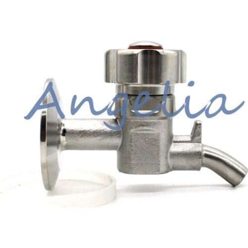 Sanitary 316 Stainless Steel 50.5mm OD Tri-Clamp Beer Sampling Valve Brewing Valve For Beer Drinking