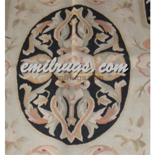 Antique French Aubusson living room Antique French Wool 19th Century Aubusson Carpet Woven Home Decor Wool Rug Carpet