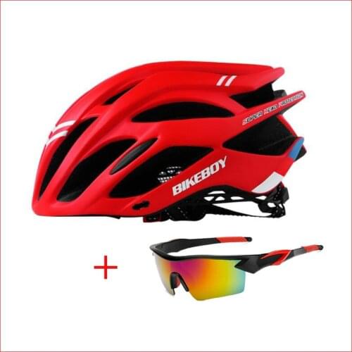 Ultralight MTB Bicycle Helmet With Sunglasses Cycling Men Women Outdoor Sport Bike Safety Caps Motorcycle Helmet Bike Equipment