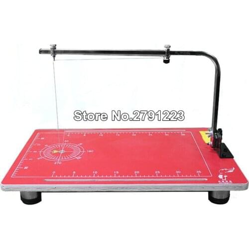 110V/220V Vertical Foam Cutting Machine Wire Foam Cutter Table with 15x30.7inch Hot-wire Form Cutting Machine (38*78cm)