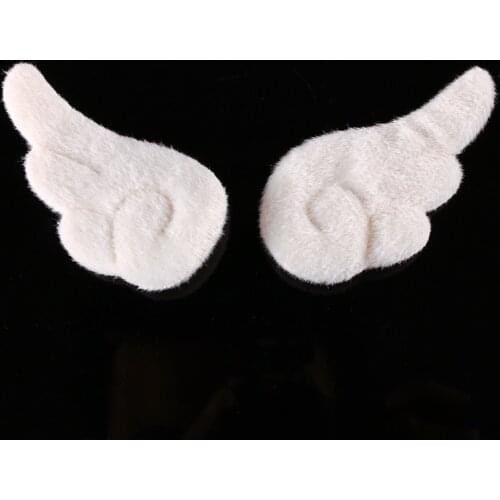 1 Pair of Hairpins Angel Wings Cartoon Lovely Plush Non Slip Bobby Pins Hair Clips Barrettes Headdress for Girls Toddlers Childr