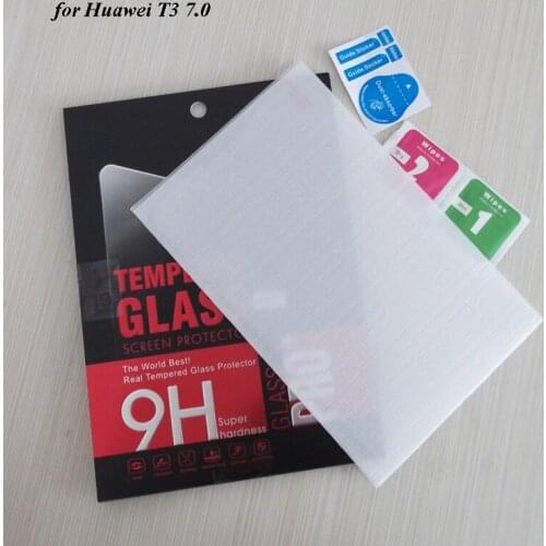 50PCS/Lot For Huawei Mediapad T3 7.0 Wifi BG2-W09 Tempered Glass Screen Protectors Film By DHL Fedex