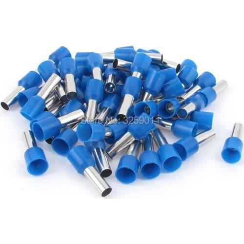 500PCS E10-18 Electrical Crimp tubular Pre-Insulating Terminal Block Wire Connector Cable Cord End Ferrule E10-18 AWG 7 10.0mm