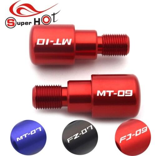 Motorcycle Accessories CNC Aluminum Hand Bar Ends for YAMAHA MT-10 MT10 MT-09 MT09 FZ-09 FZ09 Handlebar Grips Plug Slider