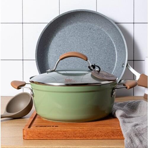 Milk Aluminum Soup Stock Pots Lid Egg Frying Induction Cooker Soup Stock Pots Noodles Ollas De Cocina Kitchenware DG50TG