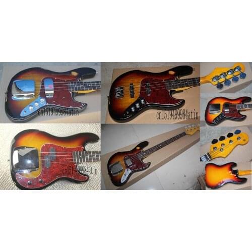 Free shipping High Quality Custom body mahogany body 4 string FD Signature Jazz Bass old Electric guitar