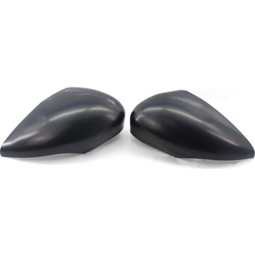 Car Side Wing Door Rearview Mirror Cover For Ford Fiesta MK7 2008 2009 2010 2011 2012 2013 2014 2015 2016 2017 Car Styling Se30