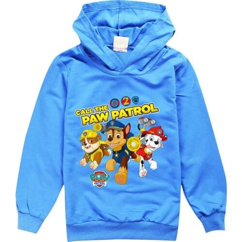 PAW PATROL Girls Kids Cartoon Colorful T-shirt Baby Children Home School Print Hoody Tops Sweatshirt Casual Clothes