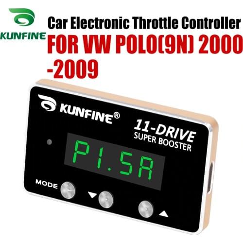 KUNFINE Car Electronic Throttle Controller Racing Accelerator Potent Booster For VW POLO(9N) 2000-2009 Tuning Parts 11 Drive