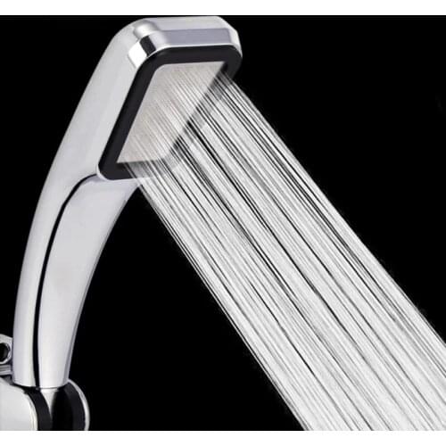Hot Sale 300 Holes Shower Head Water Saving Flow With Chrome ABS Rain High Pressure spray Nozzle bathroom accessories