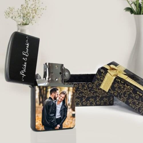 Personalized Picture And Name Written Boxed Cigarette Lighter Gift Items Gift Sets Jewelry Accessories Hot Sale Free Shipping