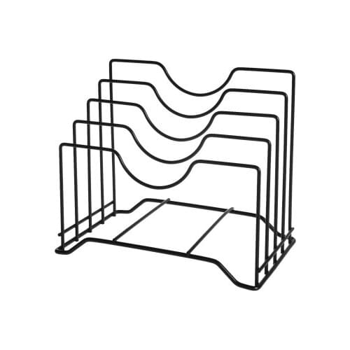 The kitchen pot cover rack iron frame multifunctional chopping board multilayer board free punch rack drainboard 26*16.5*22cm