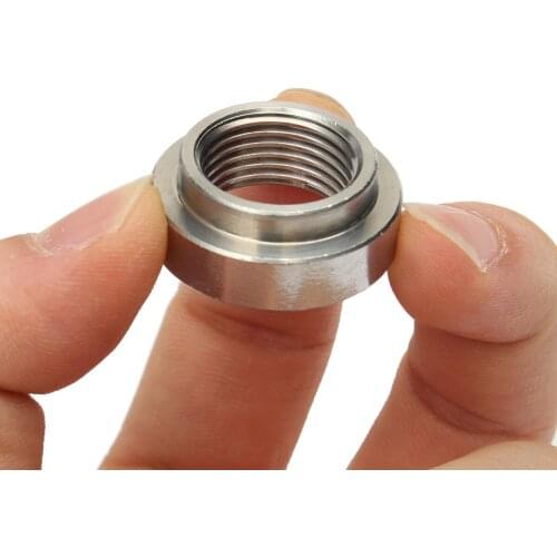 M18 x 1.5mm 430 5pcs/ 10pcs Stainless SteelExhaust Pipe Base Heat-resisting Nut Exhaust Lambda Boss O2 Oxygen Sensor Weld-On Nu