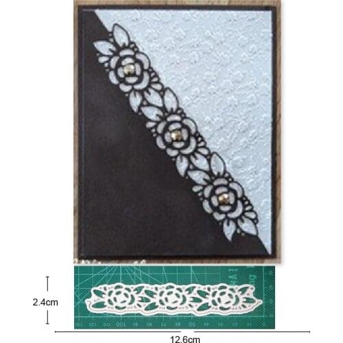 Customized dies Flower Strip frame Metal Cutting Dies Stencils dies Scrapbooking dies crafts paper Embossing die cut craft dies