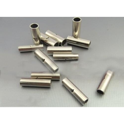 50Pcs Butt Terminal BN2 Intermediate Bare End Connection Tube Bare Terminal Link Tube Tubular Terminal 0.75-2.5 Line