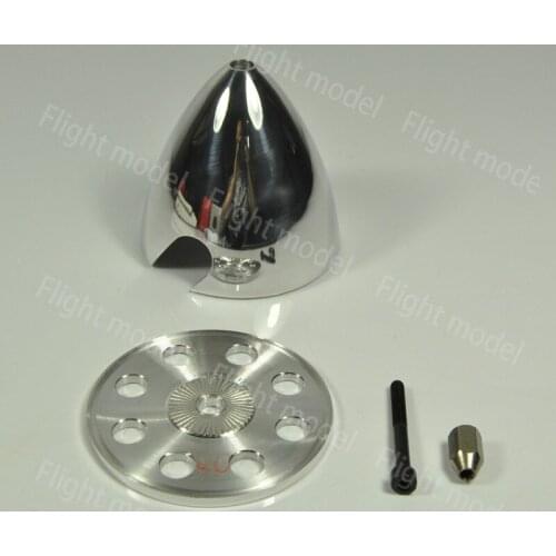 Drilled For DLE Engine CNC Aluminum Alloy Metal Gas Airplane RC Prop Spinner 3.25"/83mm For 2 Blades Propeller CW