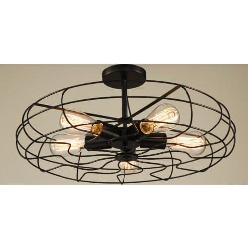 Retro Vintage Industry American Country Fan Edison Ceiling Plate Light Balcony Kitchen Dinning Room Modern Home Decor Lighting