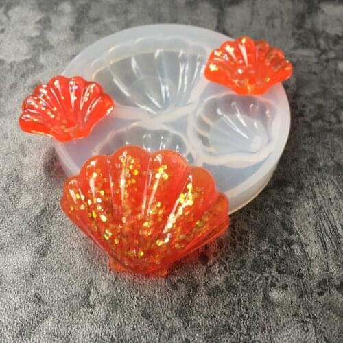 Silicone Mold Shell Epoxy Resin DIY Jewelry Making Crafts Cake Pendant Great for Tools Accessories