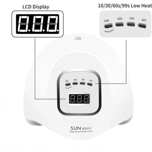 Max 90/72/36W LED Lamp Nail Dryer 45/36/18 LEDs UV Ice Lamp For Drying Gel Polish Timer Auto Sensor Manicure Tools