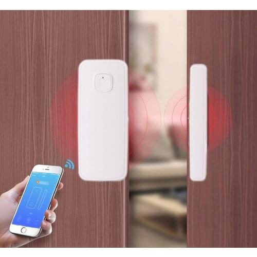 Smart Home tuya Door Alarm WIFI Door Window Sensor Real-Time App Control Intelligent Life Compatible Amazon Alexa Google Home