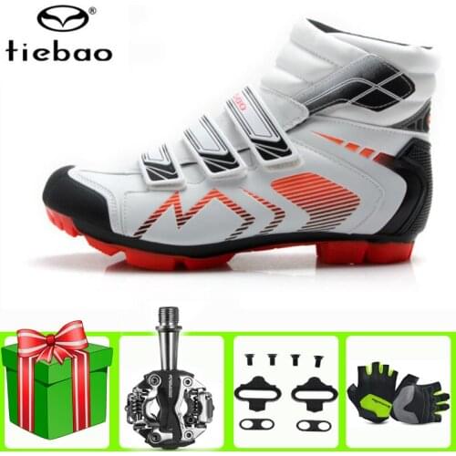 TIEBAO sapatilha ciclismo MTB Cycling Shoes Men Breathable Mountain bike Sneakers Anti-slip Self-Locking Bicycle Locks Shoes