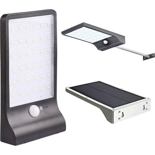 36LEDs Solar Power PIR Motion Sensor Lamps Garden Security Lamp 450LM Street Light Outdoor Street Waterproof Wall Lights