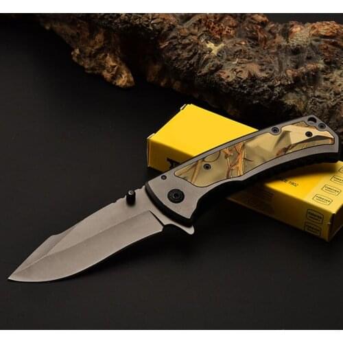 X67-440 Folding Knife Outdoor Camping 57HRC High Hardness Knife Field Rescue Portable Tactical Knifes