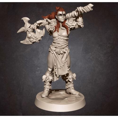 1/24 75mm 1/32 56mm Resin Model Female Pirate Figure Unpainted No Color RW-128