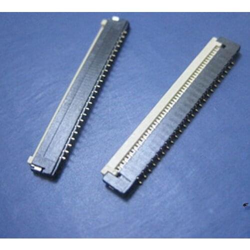 5pcs Flip Laptop Keyboard Connector Signal Line Socket 1.0 Spacing 24 Pin Keyboard Cable Socket