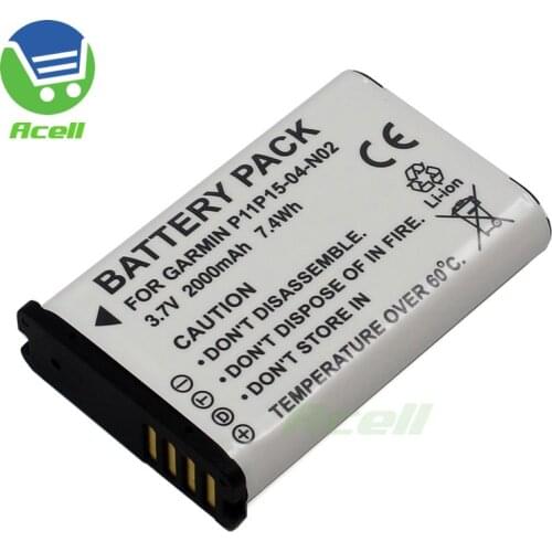 010-11654-03 A83049 Battery for GARMIN Atemos 100 Monterra 680t 650t 610t 600t Alpha 100 200i Handheld GPS VIRB Action Camera