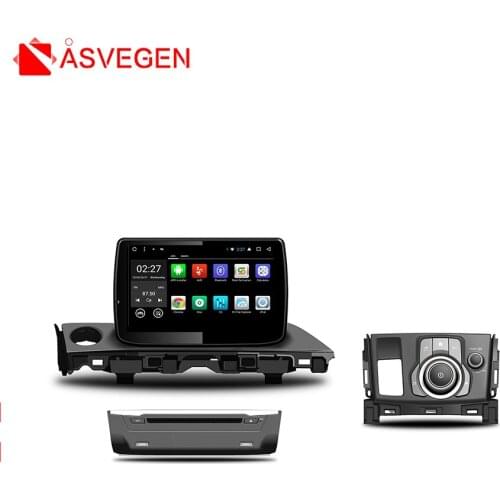 Asvegen 9 inch Android 7.1 Quad Core Car Radio GPS Navigation Stereo Headunit WIFI 4G Media DVD Player for Mazda ATENZA 2017