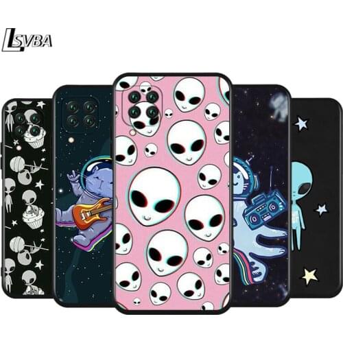 Planet Alien Space Astronaut For Huawei Nova 8 7i 7 6 5T 5E 5Z 5i 5 4E 3i 3E 2i Lite Pro SE Matte Black Phone Case