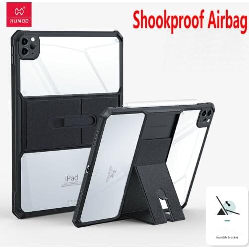 XUNDD Protective Tablet Case For iPad Pro 12.9 Case Holdheld Typing Mode Light Tablets Cover For iPad Pro12.9 2020 Case
