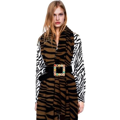 Geometric Multicolored Rhinetone Waistband for Women ZA Style Wide Hiphop Best Party Waist Jewelry Fashion Lady Belt